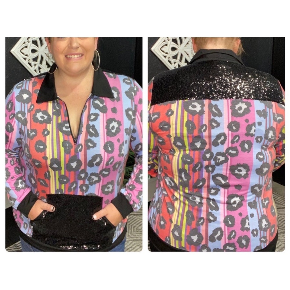 Southern Stitch sequin sweatshirt